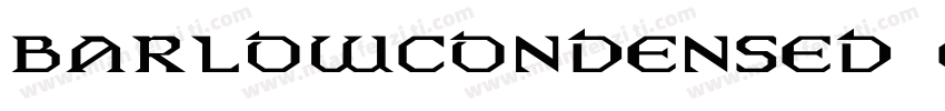barlowcondensed ex字体转换